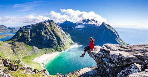 Ryten Mountain , Flakstad, Norway