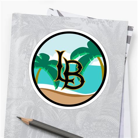 "Long Beach State" Sticker by brookes09 | Redbubble