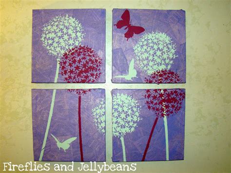 Fireflies and Jellybeans: Little Girls Room Art #1