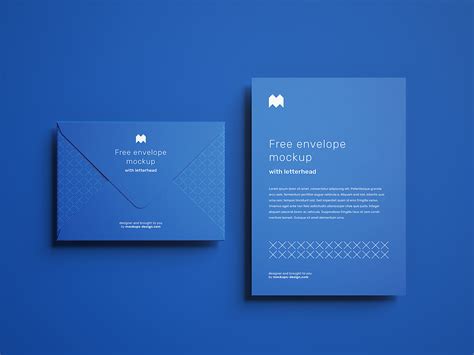 Free Envelope with Letterhead Mockup - Free Mockup World