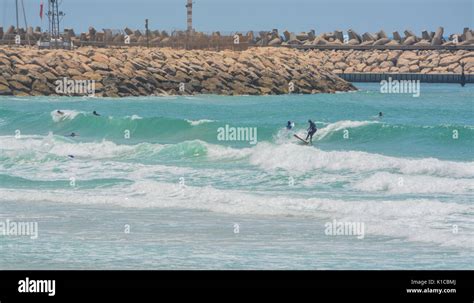 The Mediterranean beach of Ashkelon in Ashkelon, Israel Stock Photo - Alamy