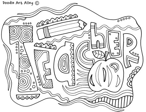 20+ Preschool Teacher Coloring Page