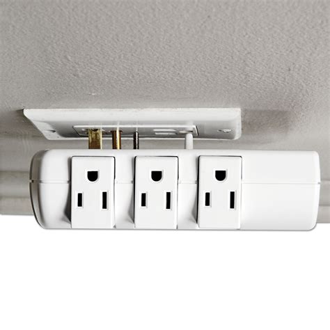 Wall Mount Surge Protector, 6 Outlets, 2160 Joules, White - Technology ...