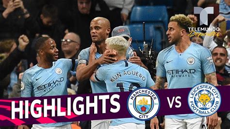 Manchester City vs. Leicester City: 1-0 Goals & Highlights | Premier ...