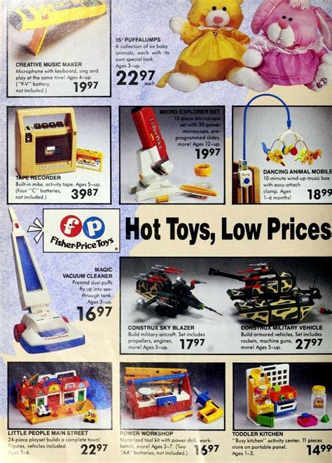 Vintage Toys R Us catalog of Christmas gifts: '80s Out of this World ...