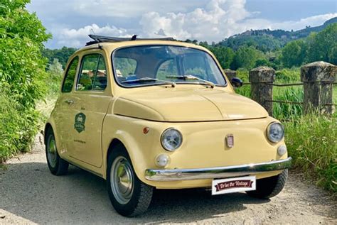 Fiat 500 Yellow - Drive the vintage