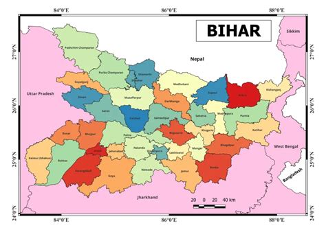 Bihar map pdf download (free) - Geographical Analysis