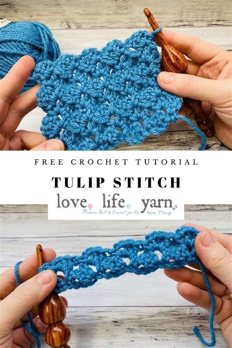 How to Crochet the Tulip Stitch (Easy Tutorial) in 2021 | Crochet, Crochet tutorial, Crochet ...