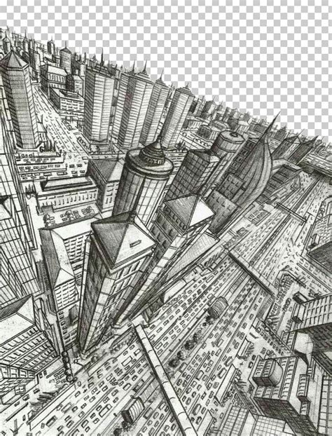 Drawing Perspective Worm's-eye View Sketch PNG, Clipart, Black ...