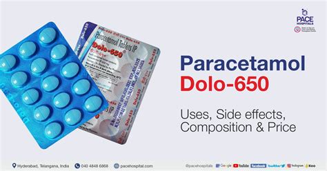 Paracetamol Dolo 650 - Uses, Side Effects, Composition and Price