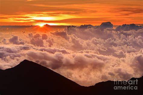 Sunrise Haleakala National Park - Maui Photograph by Henk Meijer ...