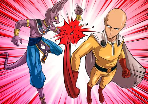 Beerus Vs Saitama by junray on DeviantArt