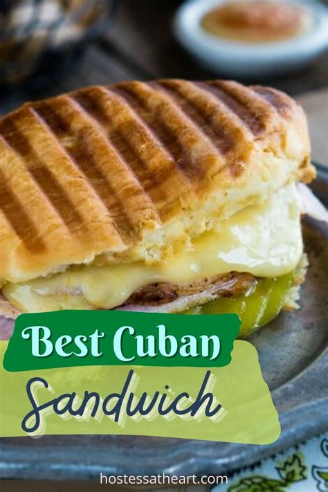 First, comes the sweet buttery bread and then the Best Cuban Sandwich! It's loaded with Cuban ...