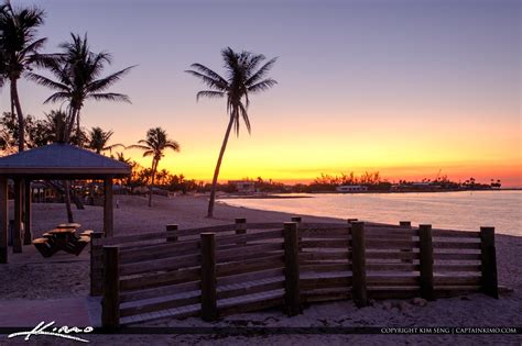 Boardwalk at Beach Sunset Sombrero Beach Marathon Florida Keys | HDR ...