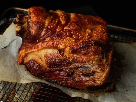 Ultra-Crispy Slow-Roasted Pork Shoulder Recipe | Recipe | Slow roasted ...