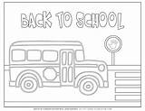 School Bus Transportation Coloring Pages For Kids Printable sketch template