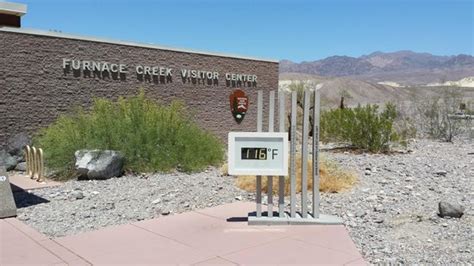 Furnace Creek's Office Weather Station - Picture of Death Valley ...