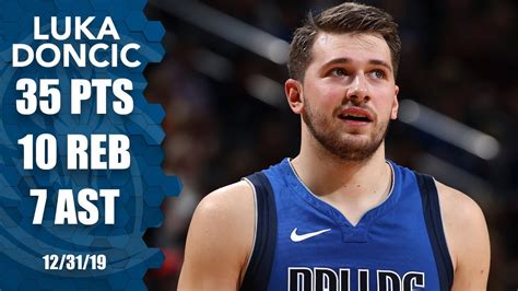 Luka Doncic scores 35 in Mavericks vs. Thunder | 2019-20 NBA Highlights ...