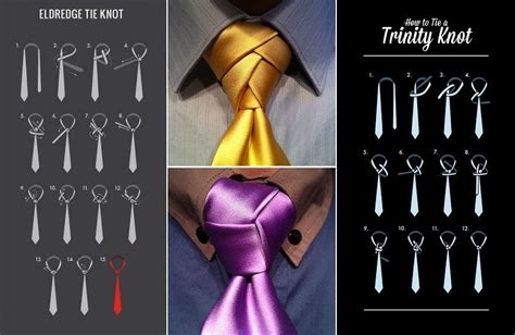 These are the eldredge and trinity knots, which are complex ways to tie ...