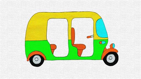 38+ how to draw auto rickshaw step by step - CaleabFlaura