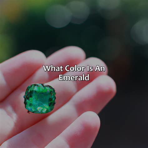 What Color Is An Emerald - colorscombo.com