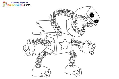 Boxy Boo Coloring Pages