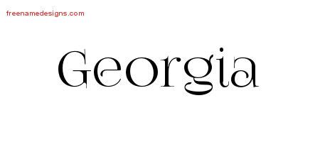 georgia Archives - Free Name Designs