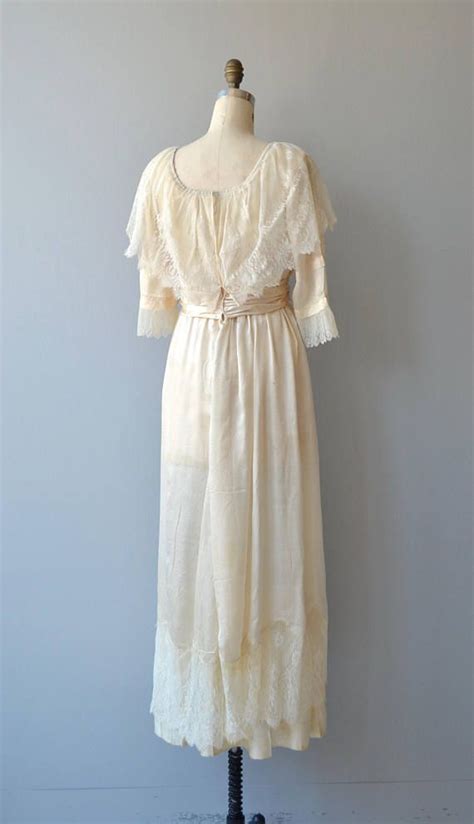 Nuptials 1916 wedding gown antique Edwardian wedding dress Cape Wedding Dress, Perfect Wedding ...