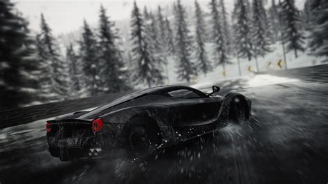 PC gaming, video games, black cars, racing, car, vehicle HD Wallpaper