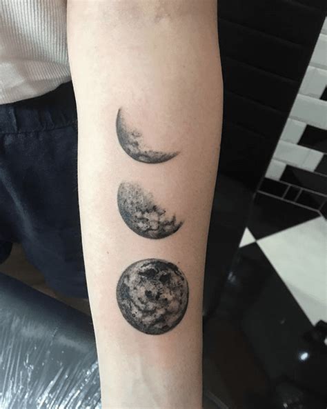 realistic waning crescent moon tattoo - jquery-scroll-path-tutorial