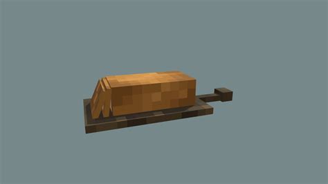 Minecraft Bread - 3D model by applerain [56c4812] - Sketchfab