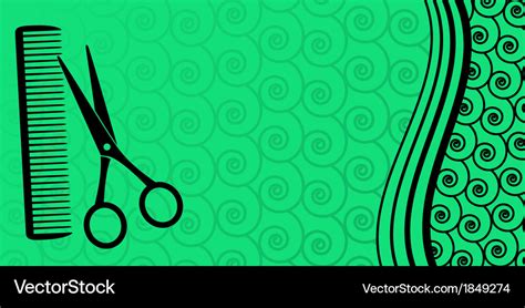 Background for male hair salon Royalty Free Vector Image