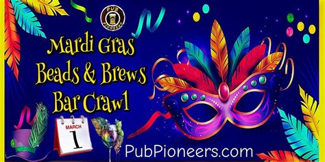 Mardi Gras Beads & Brews Bar Crawl - Provo, UT, Best bars in Provo, March 1 2025 | AllEvents.in