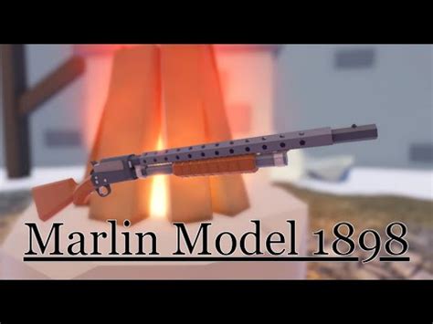 Roblox, The WIld West: The Marlin Pump Action Shotgun - YouTube