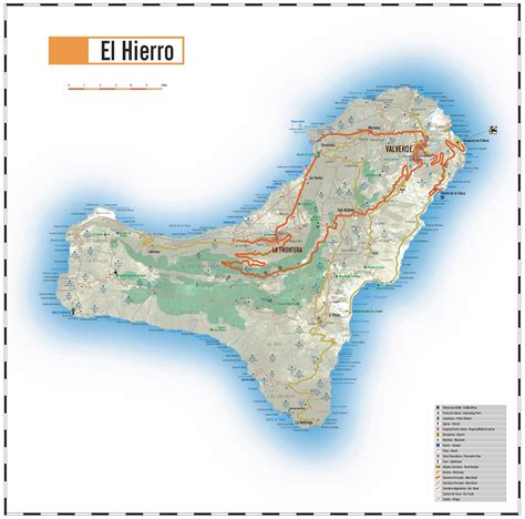 Mapas Detallados de El Hierro para Descargar Gratis e Imprimir