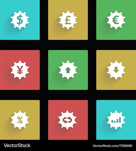 Forex icons 3 Royalty Free Vector Image - VectorStock