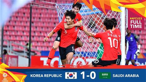 South Korea Vs Saudi Arabia (1-0) | Final AFC U-23 Championship 2020 - YouTube