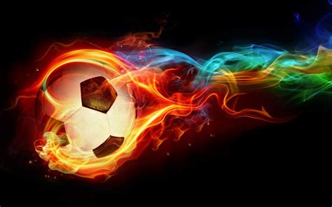 Flaming Soccer Ball Wallpaper (55+ images)