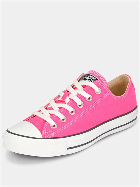 Converse Chuck Taylor All Star Ox Seasonals in Pink (neon_pink) | Lyst