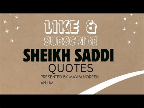 SHEIKH SADDI QUOTES | #viral #like #subscribe #sheikhsaadi #quotes - YouTube