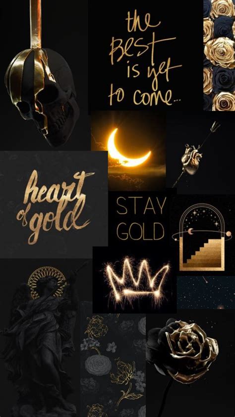 Black & gold colour aesthetic phone wallpaper | Gold and black wallpaper, Gold wallpaper iphone ...