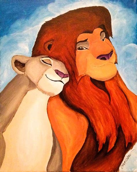 The Lion King Painting by Catherine Carbone