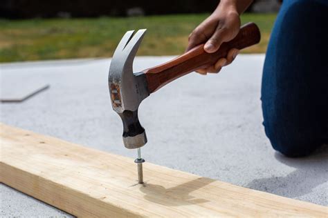 How to Drive Nails Into Concrete by Hand