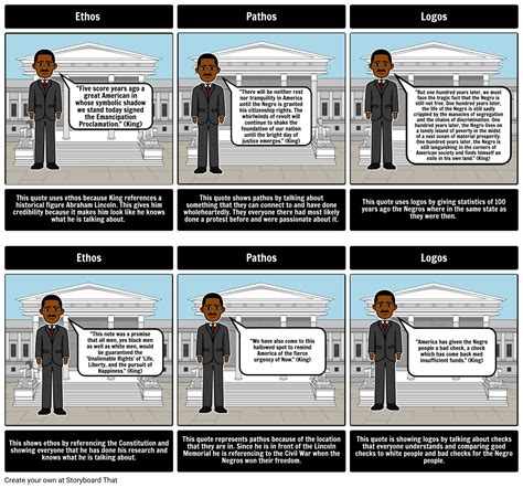 MLK I have a dream speech Storyboard by 527cdb03