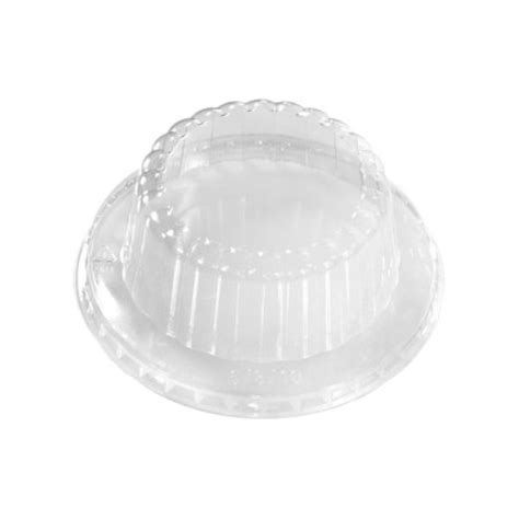 Ribbed Dome Lid For 12 oz. Recyclable Paper Food Container | THE CUP STORE