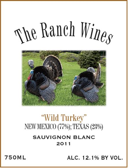 2011 Wild Turkey Sauvignon Blanc | Lone Star Wine Cellars