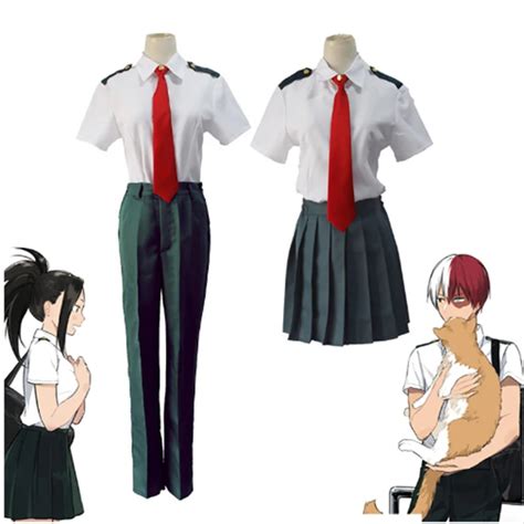 Boku No Hero Academia AsuiTsuyu Yaoyorozu Momo School Uniform My Hero Academy OCHACO URARAKA ...