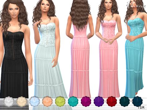 Sims 4 Maxi Dress