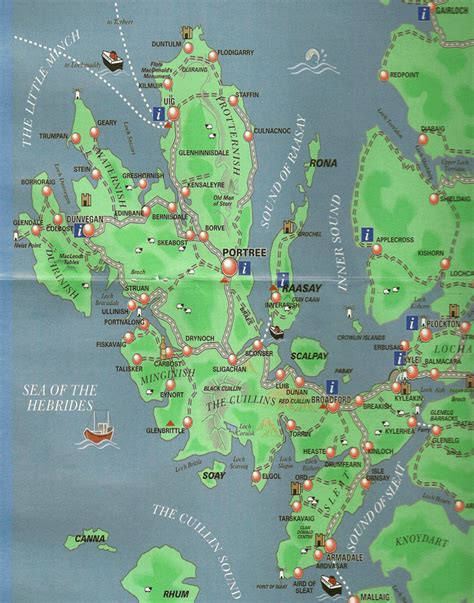 Printable Map Of Skye