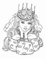 Crown Outline Drawing Coloring Page Free Printable PDF sketch template